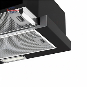 <span class=keywords><strong>Hotte</strong></span> de cuisinière télescopique noire <span class=keywords><strong>moderne</strong></span> avec aspiration puissante à faible bruit et lumière LED <span class=keywords><strong>hotte</strong></span> de cuisine à tirette mince - Product Image 2
