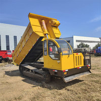 10 Tonnen 15 Tonnen Mini Special Crawler Muldenkipper Geeignet für tropische Dschungel arbeits bedingungen, Diesel Belt Dump Truck