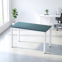 Bureau modulaire en bois 120x60x75cm, poste de travail informatique moderne, mobilier de bureau, cabine de travail