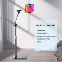 Support de téléphone portable pivotant à 360 degrés, Base solide, support de capacité pour Smartphone pour le Streaming en direct, la prise de vue vidéo