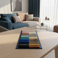 Vente en gros polyester respirant Holland velours canapé tissu tricoté meubles d'ameublement résistant aux taches pour accessoires de canapé
