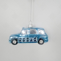 Décoration de voiture en verre soufflé pour pendentifs d'arbre de Noël artificiels r ornements d'intérieur de vacances décoration de cadeau