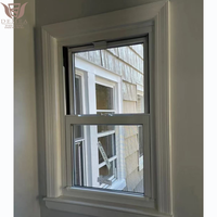 Fenêtre résidentielle haute sécurité DEMEA avec serrures anti-effraction et verre trempé pour la sécurité de votre famille, en aluminium à guillotine simple