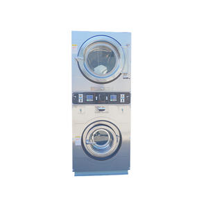 Lavadora y Secadora Comercial de 15 kg, Operada con Monedas, Totalmente de Acero, para Escuelas - Product Image 2