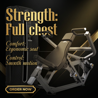Mesin Angkat Beban Supine Press Komersial 232kg Baja Q235B Kabel LUIS D5.8mm 110kg Stack Training Adjustable Tahan Lama untuk Hotel dan Gym