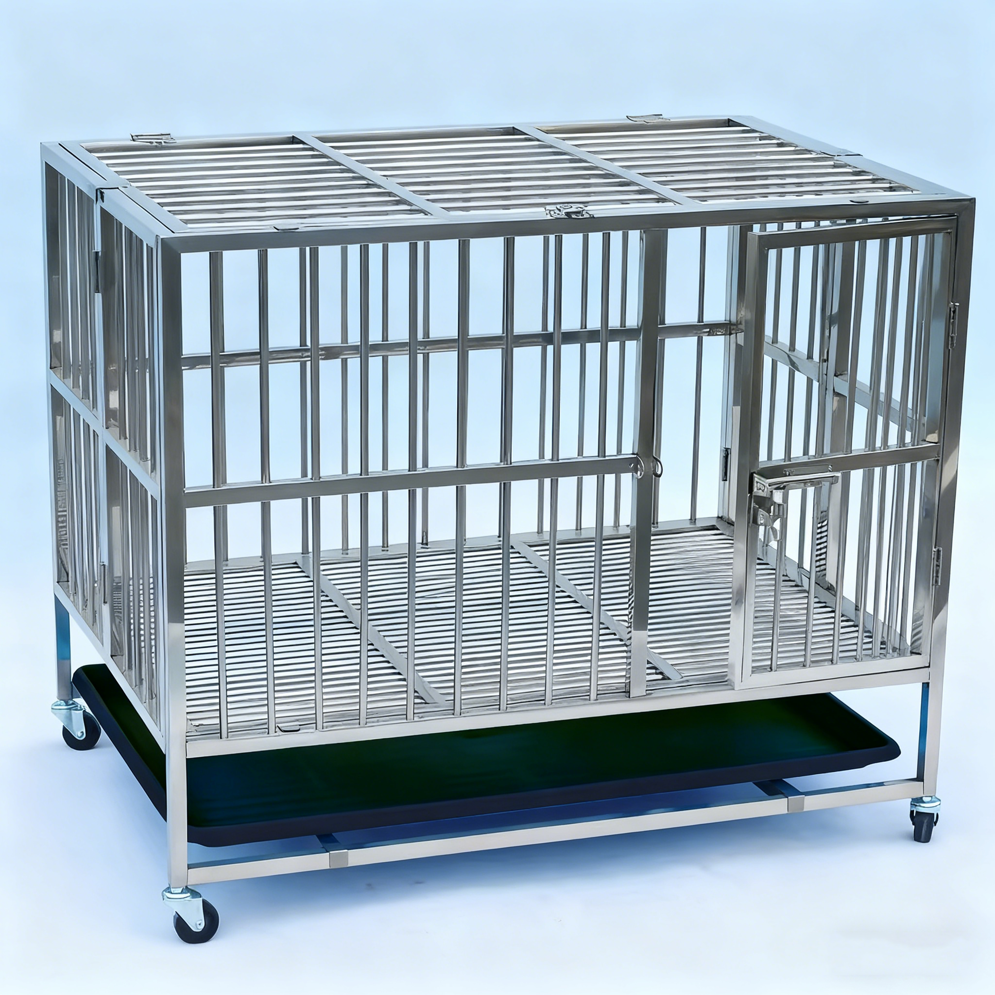 Wholesale Foldable Stainless Steel Dog Cage Safe & Durable