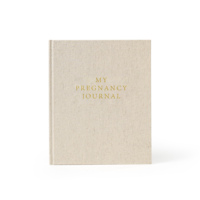 Carnet de grossesse personnalisé en tissu rigide, journal de maternité, carnet de souvenirs prénatal, enregistrement mensuel, souvenir pour la mère, carnet en lin