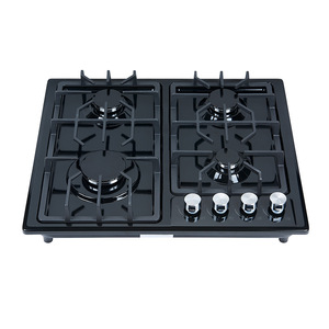 Multifunctional 4 Burners Built-In Electric &amp; <strong>Gas</strong> Portable <strong>LPG</strong> <strong>Cooker</strong> Hob OEM Kitchen Cooktop with Enamel Surface - Product Image 1