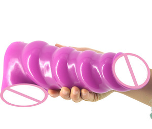 Vente en gros de gode anal énorme de 9 pouces, épais, masturbateur, mais rigide, gode réaliste en PVC, jouet sexuel géant pour femmes et couples - Product Image 2