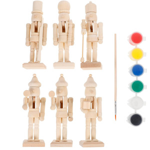 6 pièces <span class=keywords><strong>casse</strong></span>-<span class=keywords><strong>noisette</strong></span> noël <span class=keywords><strong>casse</strong></span>-<span class=keywords><strong>noisette</strong></span> en <span class=keywords><strong>bois</strong></span> inachevé avec peinture et stylo blanc <span class=keywords><strong>casse</strong></span>-<span class=keywords><strong>noisette</strong></span> non peint - Product Image 6