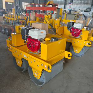 3 Ton dizel motor yol silindiri heyecan verici kuvvet 20kN yol silindiri üzerinde binmek arkasında yürümek - Product Image 2