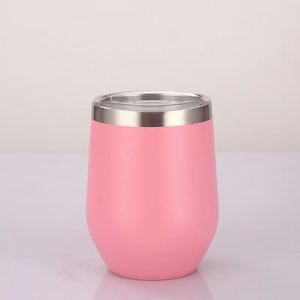 Gobelet à vin en acier inoxydable à double paroi avec couvercle, cadeau pour la fête des mères, option de logo personnalisé ASM09 - Product Image 6