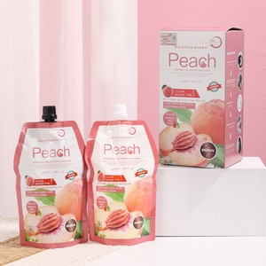 Produits de coloration capillaire OEM, coloration capillaire aux pêches à base de plantes, sans ammoniaque, crème colorante naturelle - Product Image 6