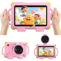 Nouvelle tablette Android 15.0 de 7 pouces pour enfants, processeur quadricœur 2,0 GHz, 8 Go de RAM, 32 Go de stockage, appareil photo 5 MP, Wi-Fi 5G, portable, utilisation éducative