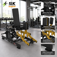 Machine à extensions de jambes assises SK, machine à curls de jambes, machines à charges guidées, équipement de gym professionnel pour l'entraînement de la force des membres inférieurs
