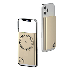 Banco de energía inalámbrico magnético de metal superdelgado, carcasas de aluminio, cargador portátil de carga rápida, paquete de batería Mag seguro para <span class=keywords><strong>iPhone</strong></span> - Product Image 1