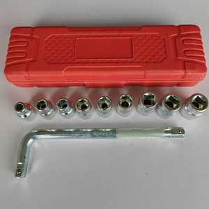 Ensemble <span class=keywords><strong>de</strong></span> 10 douilles multifonctionnelles en acier au carbone pour réparation automobile avec grande boîte à outils et clé à molette - Product Image 6