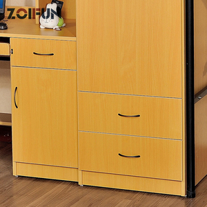 Muebles para Dormitorio Escolar, Literas <span class=keywords><strong>con</strong></span> <span class=keywords><strong>Escalera</strong></span> para Estudiantes y Cama Individual <span class=keywords><strong>con</strong></span> Escritorio Integrado <span class=keywords><strong>Debajo</strong></span> - Product Image 4
