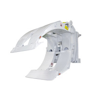Pince à rouleaux de papier en acier robuste pour chariot élévateur, rotation hydraulique à 360 degrés, capacité de 1700 kg à 2700 kg pour chariot élévateur de 1 à 8 tonnes