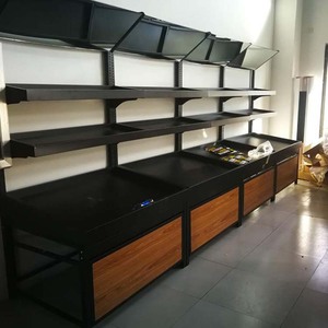 Nhà Máy Hiện Đại Giá Siêu Thị Rau Và Trái Cây Kệ Kim Loại Trái Cây Hiển Thị Đứng Giá Rau Kệ Cho Cửa Hàng - Product Image 3