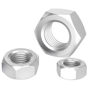 Hex Nuts M2 M3 M4 M5 M6 Metric Coarse Thread Right Hand External Hex CNC Machined Level 4.8 Without Treatment - Product Image 1