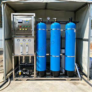 Sistema de Tratamiento de Agua de Pozo Industrial por Ósmosis Inversa, Purificador de Agua Comercial de 500L/H con Recipientes de Presión de FRP - Product Image 1
