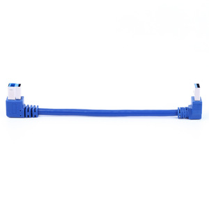 Câble d'extension d'imprimante USB 3.0 AM/BM à 90 degrés, conducteur en cuivre, gaine en PVC, placage étain - Product Image 3