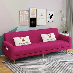 Canapé-<span class=keywords><strong>lit</strong></span> en tissu moderne, élégant et au <span class=keywords><strong>design</strong></span> unique, avec cadre en bois, pivotant et rétractable, pour la famille, la chambre, l'appartement, l'hôtel - Product Image 5
