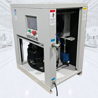 Compresseur d'air à spirale sans huile YiBang 2,2 kW 3 CV 240 L/min, réservoir 5 L, 8 bars, à aimant permanent, à fréquence variable