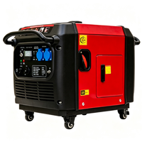 3,5 kW/4 kW Hochleistungs-Benzingenerator, tragbar, manuell/elektrisch/ferngesteuert, 5 l