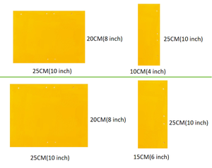 20*10 CM sarı tuzaklar tarımsal seralar haşere böcekler katil kontrol açık sarı yapışkan tuzak tutkal levha böcek Catcher - Product Image 3