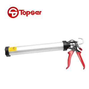 <span class=keywords><strong>Pistolet</strong></span> à calfeutrer manuel en alliage d'aluminium 15 pouces 600 ml pour silicone et mastic - Product Image 1