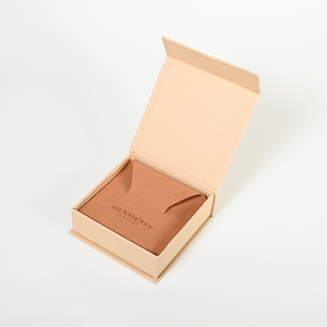 PackSecret Wholesale Luxury Custom Microfiber New Design <b>Envelope</b> Flip Cover Dust Bag Closing Jewelry Pouches With Magnet Boxes - Product Image 5