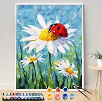 Cadeaux personnalisés, kits d'art à peindre par numéros, peinture à l'huile non personnalisée pour adultes, enfants, débutants, décoration de la maison