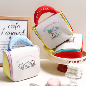 Estuche de cosméticos de gran capacidad aislado multifuncional al por mayor organizador de maquillaje portátil para <span class=keywords><strong>percha</strong></span> de almacenamiento de artículos de tocador de <span class=keywords><strong>viaje</strong></span> - Product Image 3