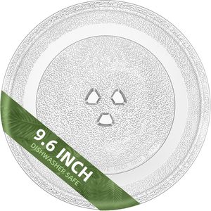 9.6"<strong>Small</strong> <strong>Microwave</strong> GlassTurntable Pan-asonic A06015G10XN,9-5/8 Inch Replacement <strong>Microwave</strong> Glass Plate for Insignia 252100500496 - Product Image 1