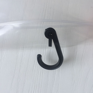 Đồng bằng rõ ràng <span class=keywords><strong>LDPE</strong></span> dây kéo may quần áo bao bì nhựa móc áo móc túi poly - Product Image 4