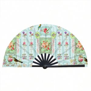 Éventail Pliant Écologique de 33 cm pour Vente en Gros – Cadeau d'Affaires, Festival, Musique, Amour, Fleurs, Décoration de Fête, Souvenir, Promotion - Product Image 5