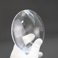 डिजाइन प्रसंस्करण बड़ा गिलास ऑप्टिकल GlassDiameter 120mm BK7 लेजर क्रिस्टल Uncoated उभयोत्तल लेंस खगोलीय दूरबीन के लिए