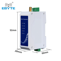 Módem de Comunicación Inalámbrica EBYTE ODM E95-DTU(400F30-485) con Interfaz RS485, 8 28V, Modulación GFSK de 30dBm