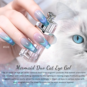 <span class=keywords><strong>Vernis</strong></span> à ongles gel œil de chat holographique 9D effet arc-en-ciel, UV Soak Off, paillettes galaxie, pour usage professionnel en salon, fournitures pour ongles OEM/ODM - Product Image 5