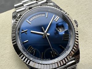 Reloj Mecánico de Lujo de la Mejor Calidad, 41 mm, Fábrica VS, Acero 904L, Movimiento ETA 3255, Reloj de Buceo 228239, Reloj Azul de Lujo President - Product Image 2