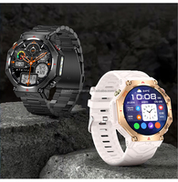 Montre connectée robuste pour l'extérieur, navigation GPS, assistant IA, moniteur de fréquence cardiaque et de sommeil, smartwatch pour hommes et femmes, sports d'aventure