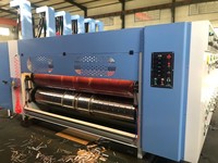 Máquina Automática de Impresión, Ranurado y Troquelado de Cajas de Cartón con Tinta Flexográfica de Velocidad Media