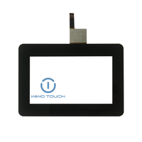WIWOTOUCH C4D043GG101 Layar Sentuh Kapasitif Tipis 4.3 Inci dengan Antarmuka IIC 86% Transmittansi G+G untuk HMI Industri