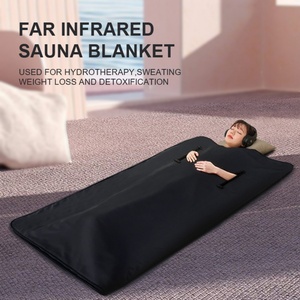 Factory Price Custom Home Commercial Use Portable Arm Holes Wraps Thermal Zipper Sauna <b>Blanket</b> for <b>Weight</b> Loss - Product Image 2