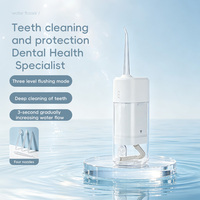 Hydropulseur dentaire électrique portable rechargeable et étanche de 120 ml avec 3 modes pour usage domestique