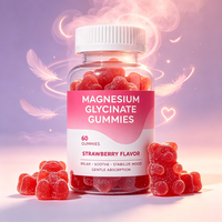 Gummies de glycinate de magnésium OEM ODM pour le soulagement du stress, la relaxation musculaire et l'amélioration du sommeil, personnalisables