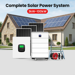 ระบบโซลาร์เซลล์แบบออฟกริด/ออนกริด ขนาด 3kW ถึง 100kW พร้อมอินเวอร์เตอร์ แบตเตอรี่ และแผงโซลาร์เซลล์ สำหรับใช้ในบ้านและเชิงพาณิชย์ รุ่น JHH-YT JHH-YT - Product Image 1