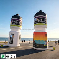 Bouteille d'eau gonflable en forme de ballon, réplique de bouteille de sport pour l'affichage lors de marathons, triathlons, cyclisme et événements de course